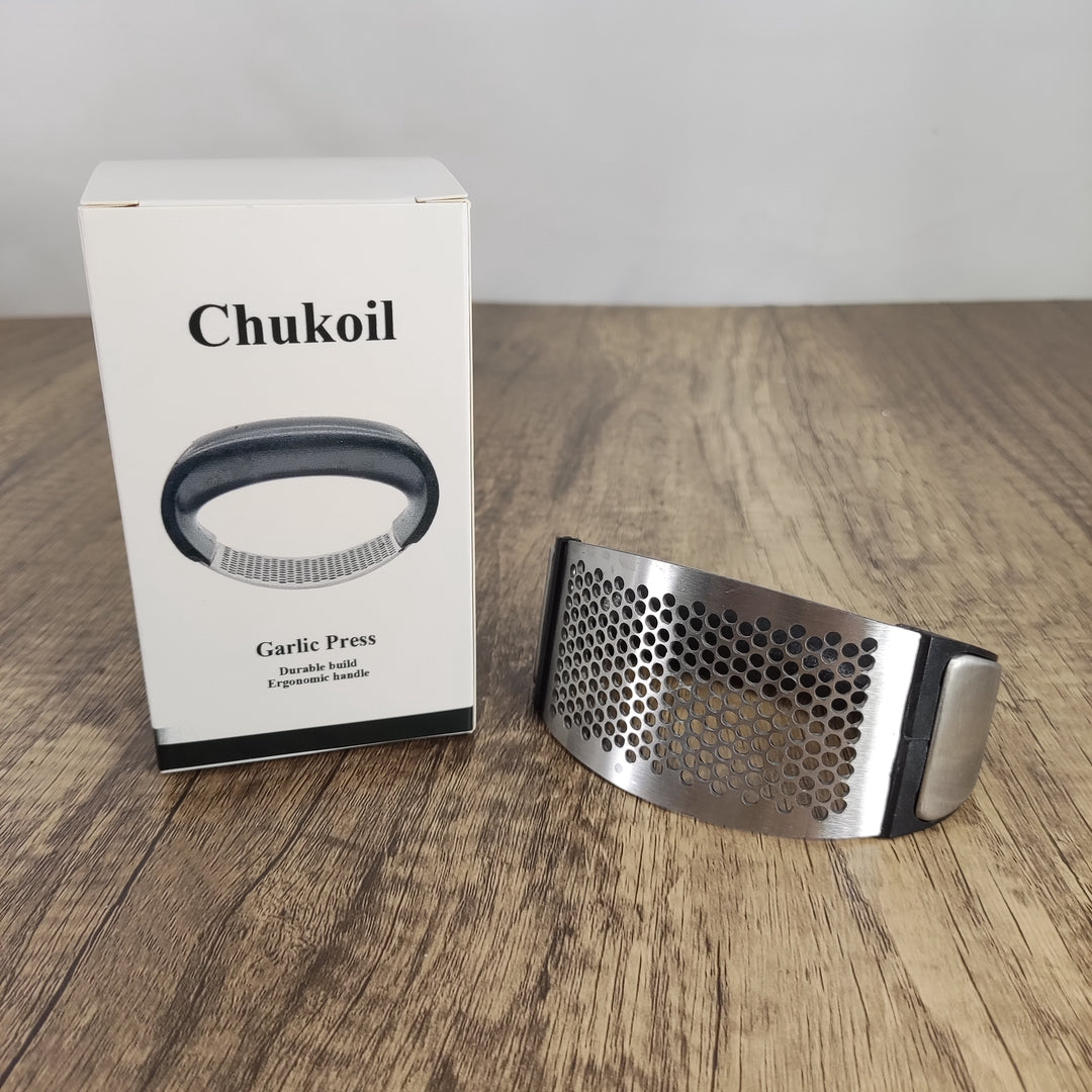 Chukoil Durable Stainless Steel Garlic Press