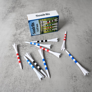 Sonlrlis Golf Tees Plastic Premium Durable Consistent Performance Uniform Height