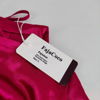 Fajacoco Luxurious Burgundy Pajamas - Sexy Sleepwear for Romantic Nights and Cozy Lounging