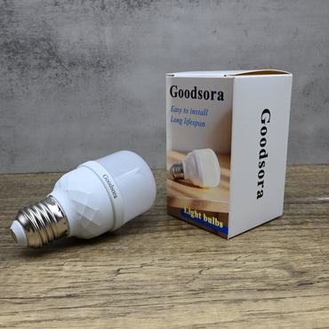 Goodsora Light Bulbs Ultra Bright Diamond LED Bulb Energy Efficient High Brightness Standard E27 Base