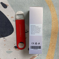 Ldguojimaoyi Bottle openers, non-electric Red 304 Stainless Steel Heavy Duty Flat Bar Manual Non-Electric Bottle Openers