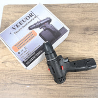 VEEUOR Black Warrior 198tV Handheld Electric Drill Dual-Speed Impact Drill with Ergonomic Grip
