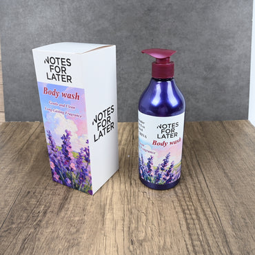 NOTES FOR LATER Lavender Bliss Moisturizing & Soothing Body Wash - Nourishes, Brightens & Calms Skin