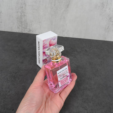 NOTES FOR LATER Pink Floral Fruity Perfume for Women Elegant Long-lasting Fragrance, Feminine & Charming Scent