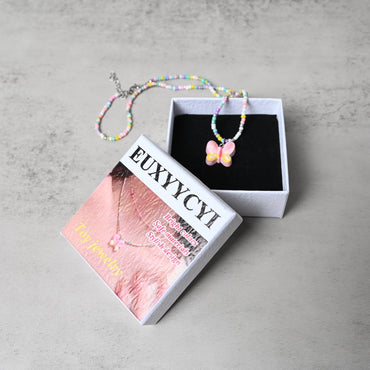 EUXYYCYI-28 Vibrant Toy Jewelry Necklace Safe & Colorful Dress-Up Accessory for Kids Ages 3+