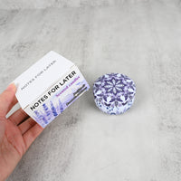 NOTES FOR LATER Violet King Scented Soy Candle with Dried Petals Aromatherapy Candle for Home, Gifting & Air Purification