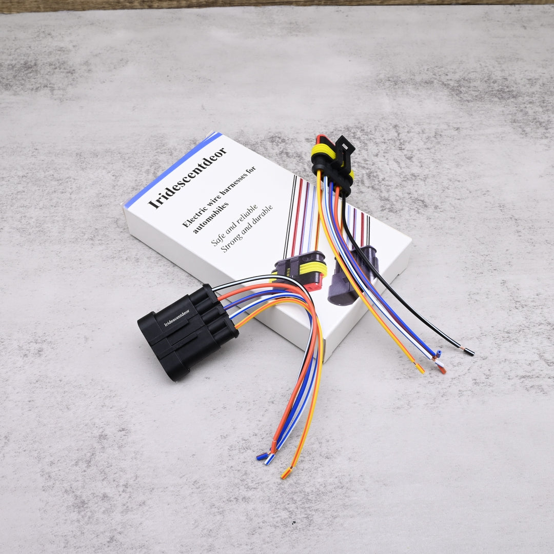 Iridescentdeor Electric Wire Harnesses for Automobiles - Professional Automotive Wiring Harness Kit with Premium Copper Conductors