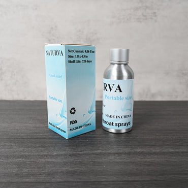 NATURVA Medicated Throat Spray – Fast-Acting Relief for Sore Throat, 4.06 fl oz