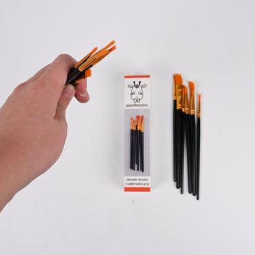 changjinglu Professional Black Oil Painting Paintbrushes Premium Artist Paintbrushes Set for Oil Colors