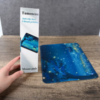 Tumencou Starry Sky Mouse Pads, Non-Slip Base, Smooth Surface for Desk, Gaming and Office Use