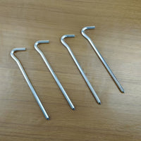 SDYHTS Tent pegs of metal outdoor thicker and longer stainless steel pegs canopy pegs fixer tent camping steel pegs beach camping wind rope