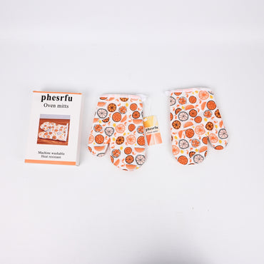 phesrfu Heat Resistant Oven Mitts Kitchen Oven Mitts for Baking & Cooking with Comfortable Grip