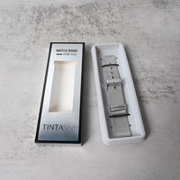 TINTAShift 20mm Stainless Steel Thin Watch Band Silver Breathable Mesh Replacement Strap for Men & Women
