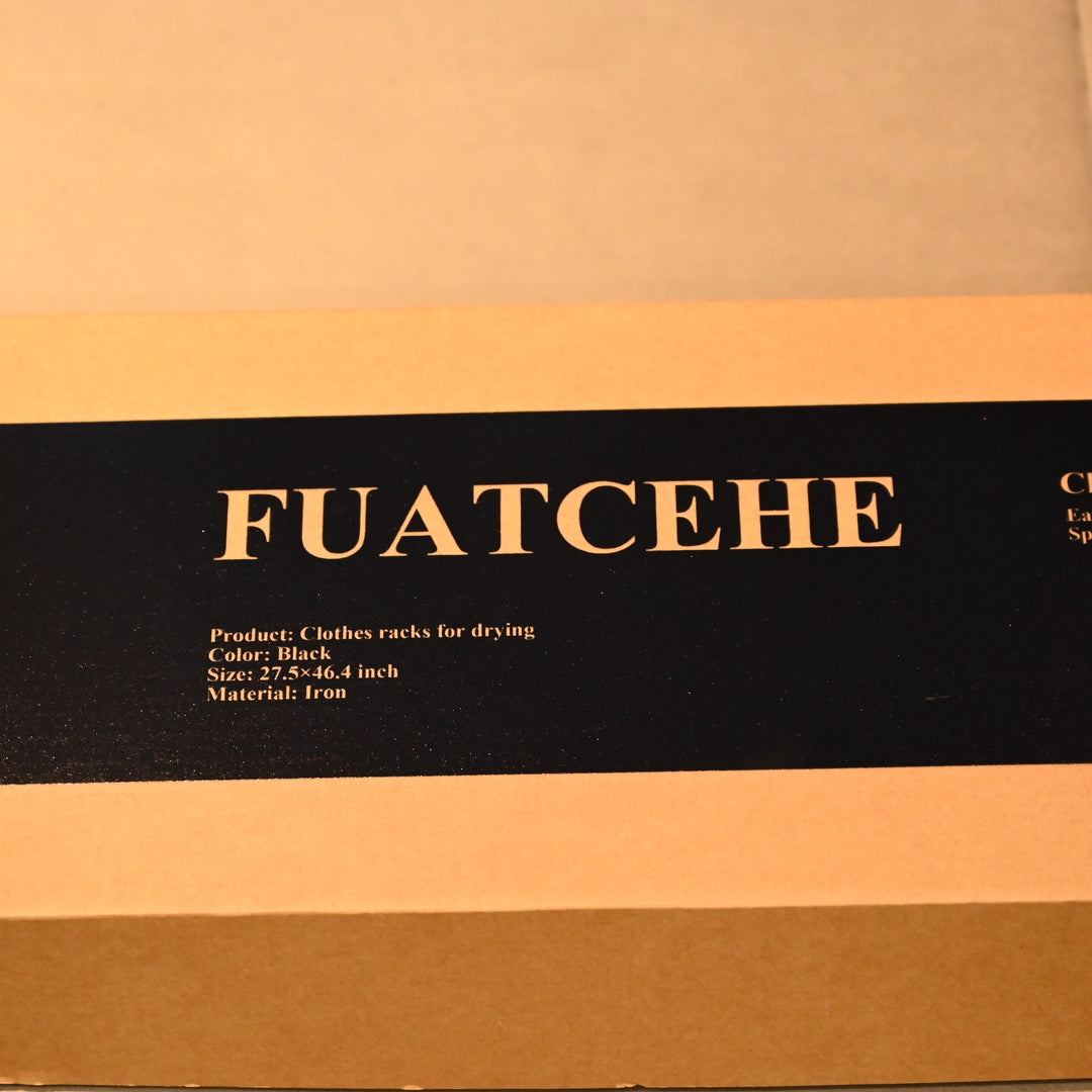 FUATCEHE Simple Freestanding Clothes Drying Rack for Convenient Indoor Air-Drying Solution with Lightweight Design