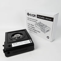 VEVOR Portable Stoves Portable Energy Saving Gas Stove Black Lightweight High Efficiency Quick Heating for Outdoor Camping