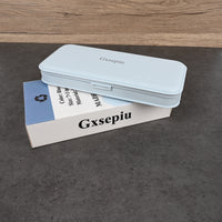 Gxsepiu Light Blue Pencil Case Durable & Stylish Stationery Box for School, Office