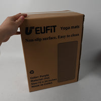 UEUFiT Yoga Mats Purple Non Slip High Quality Durable Portable for Yoga Pilates and Floor Exercise