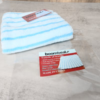 boombeatz Soft Blue Microfiber Towel Quick-Drying Absorbent Textile Towel for Travel, Gym & Home