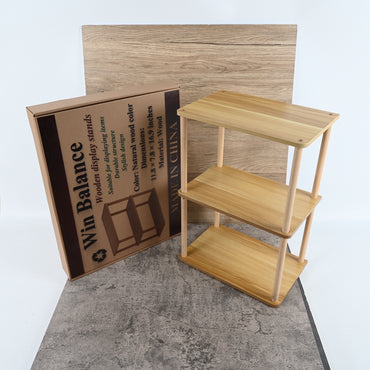 Win Balance Wooden Display Stands Elegant Durable Stand for Retail Home Decor