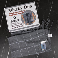 Wacky Doo Winter Warm Knitted Scarf Ultra‑Soft Wool Blend Scarf, Cozy & Stylish Cold Weather Accessory