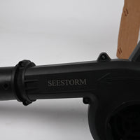 SEESTORM Cordless Power-Operated Blower with Dust Separation System for Workshop Cleaning and Debris Management
