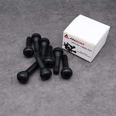 AZ ANZOO Premium Rubber Valves for Vehicle Tires - Universal Replacement Tire Valve Stems