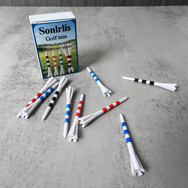 Sonlrlis Golf Tees Plastic Premium Durable Consistent Performance Uniform Height