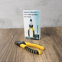 UF-TOOLS POWER, IN YOUR HANDS 6-Inch Diagonal Pliers – Carbon Steel Precision Cutting & Gripping Tool