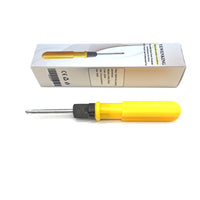 YEWENKING Hand tools, namely, screwdrivers Yellow Metal Plastic Cross Type Small Size Hand Tools DIY Professional Screwdrivers