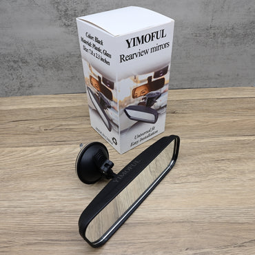YIMOFUL Car Rearview Mirrors Interior Wide Angle Mirror with 360 Degree Rotation and Suction Cup Mount