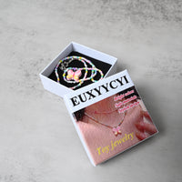 EUXYYCYI-28 Vibrant Toy Jewelry Necklace Safe & Colorful Dress-Up Accessory for Kids Ages 3+