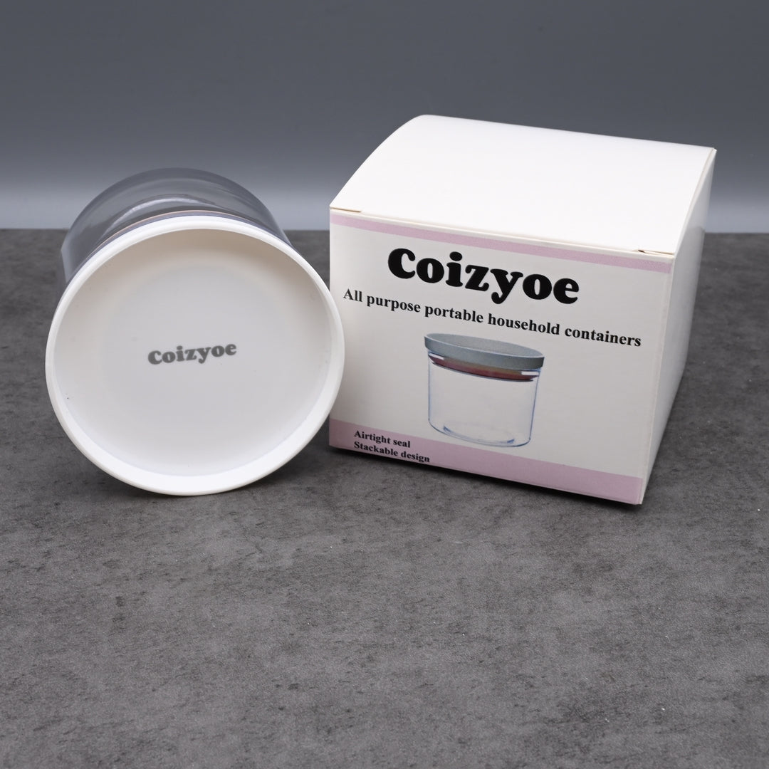 Coizyoe All Purpose Portable Household Containers - 250ml Pink Storage Solution for Home Organization