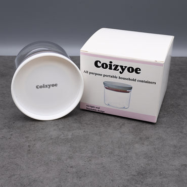 Coizyoe All Purpose Portable Household Containers - 250ml Pink Storage Solution for Home Organization