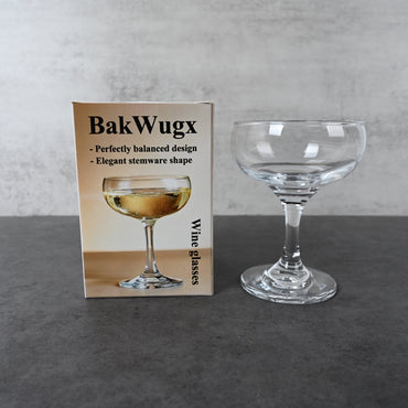 BakWugx Wine Glasses Premium Crystal Wine Glass Perfectly Balanced Elegant Stemware for Red and White Wine