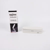 opjinu Foldable LED Desk Reading Lights with 3 Color Temperatures Rechargeable Eye-Caring Lamp for Study and Office Use