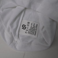 图形 White Cotton T-shirts Classic Fit Breathable Machine Washable for Everyday Wear