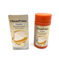 OkeanPrima Vitamins Raw Food Cultured Blend 60 Serving 4 Capsule Daily Vitamins