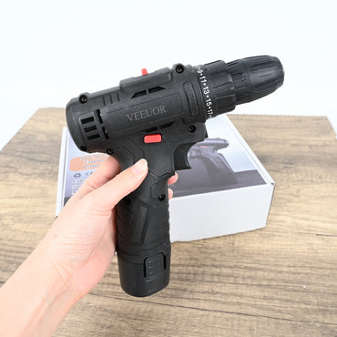 VEEUOR Black Warrior 198tV Handheld Electric Drill Dual-Speed Impact Drill with Ergonomic Grip