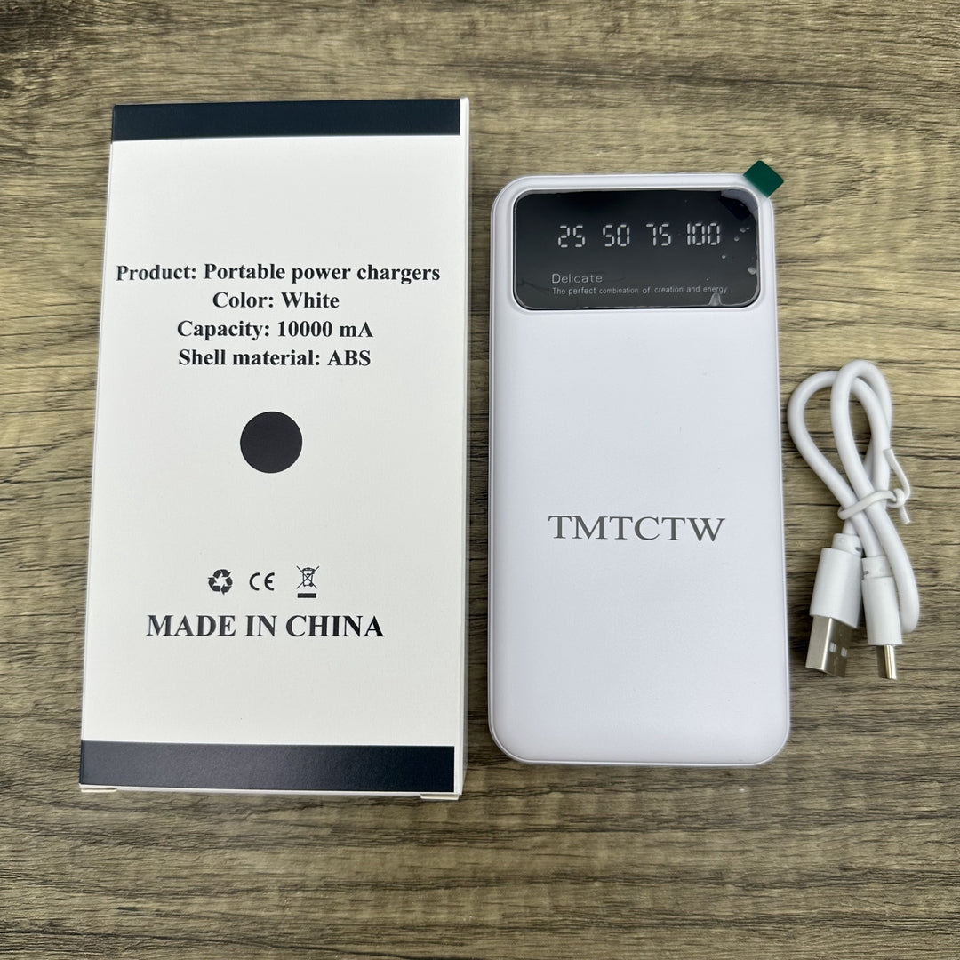 TMTCTW Ultra-Fast Portable Power Chargers with 10000mAh High-Capacity Battery