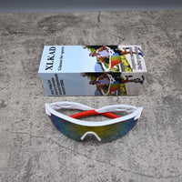 XLKAD Glasses for Sports Cycling Sunglasses Ultra Lightweight Impact Resistant for Riding