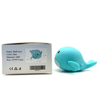 Clevistark Bath toys Blue Aquatic Themed ABS Plastic 10*9*5.5 Centimeter Friendly Smile Bath Toys
