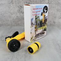 Adjustable Garden Hose Sprayer Multi-Pattern Nozzle for Watering, Cleaning & Gardening