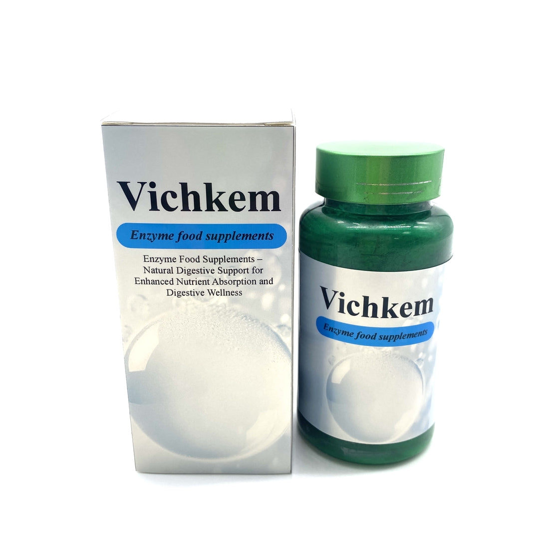 Vichkem Enzyme food supplements- Natural Digestive Support for Healthy Metabolism & Improved Nutrient Absorption
