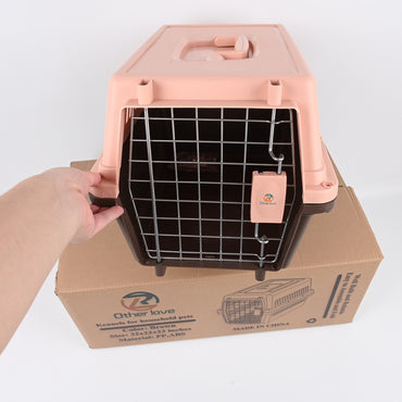 R Other love Brown Pet Carrier Kennels for Household Pets Secure Travel Kennels for Cats and Dogs