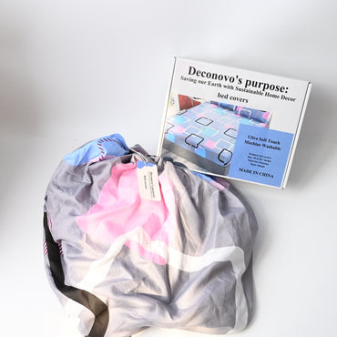 Deconovo's purpose: Saving our Earth with Sustainable Home Decor Premium Wrinkle-Resistant Bed Covers Elegant Bedroom Protection & Style Luxurious Comfort for Modern Homes