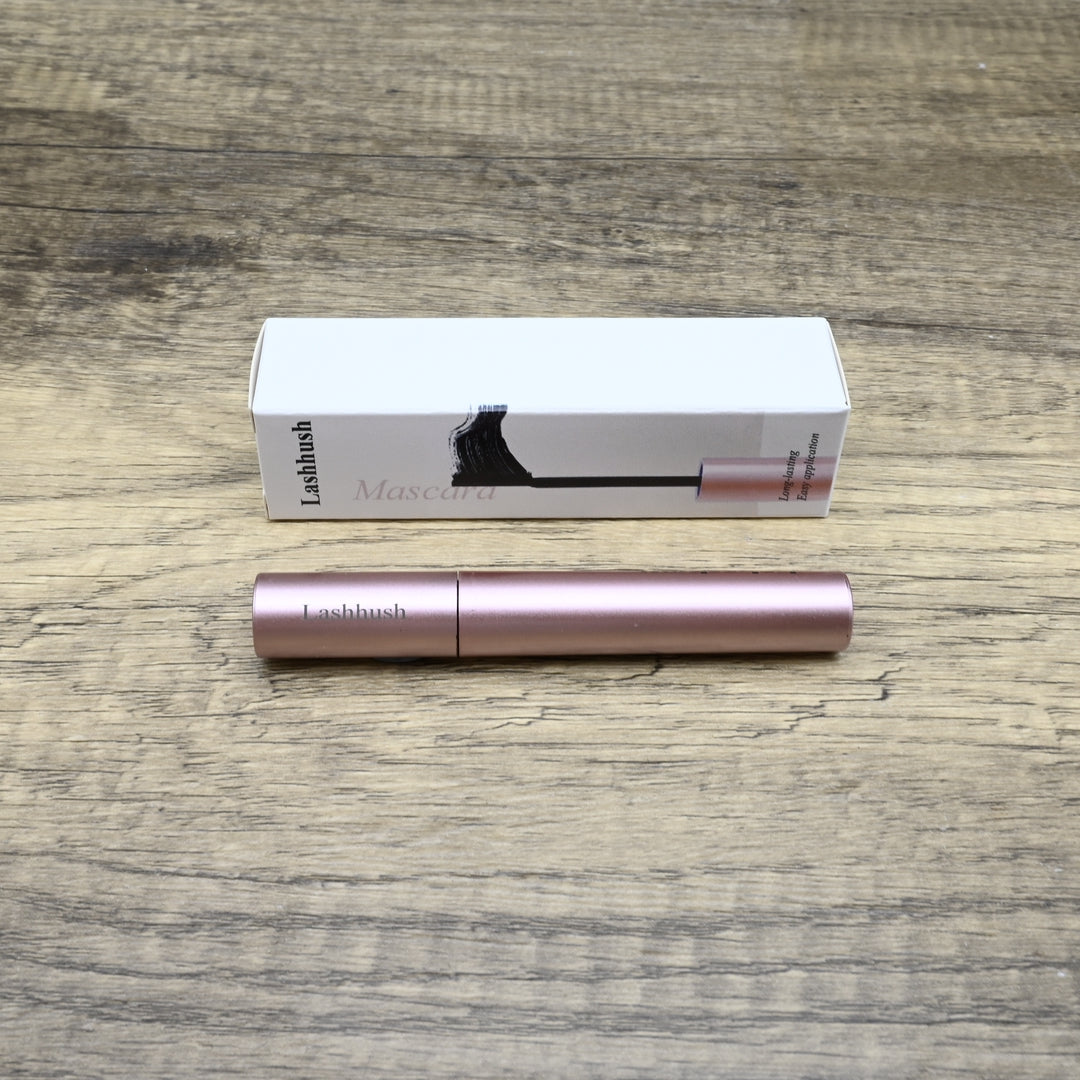 Lashhush Professional Lengthening & Curling Mascara - Waterproof Volume-Boosting Eye Mascara with Precision Brush for Dramatic Lashes