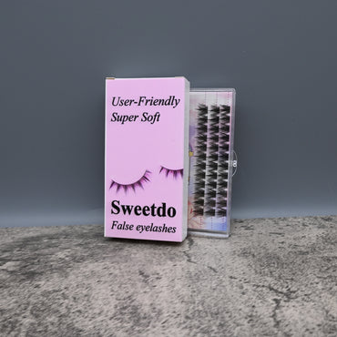 Sweetdo Natural Looking False Eyelashes Sunflower Style Volume Length Alluring