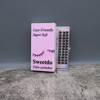 Sweetdo Natural Looking False Eyelashes Sunflower Style Volume Length Alluring
