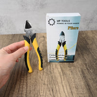 UF-TOOLS POWER, IN YOUR HANDS 6-Inch Diagonal Pliers – Carbon Steel Precision Cutting & Gripping Tool