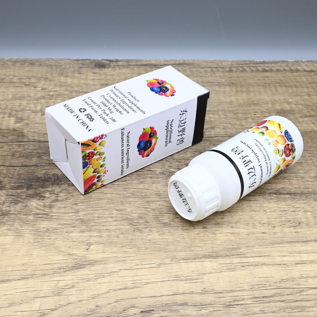 Premium Vitamin B12 Nutritional Supplements Advanced Formula Energy Support Daily Wellness Tablets